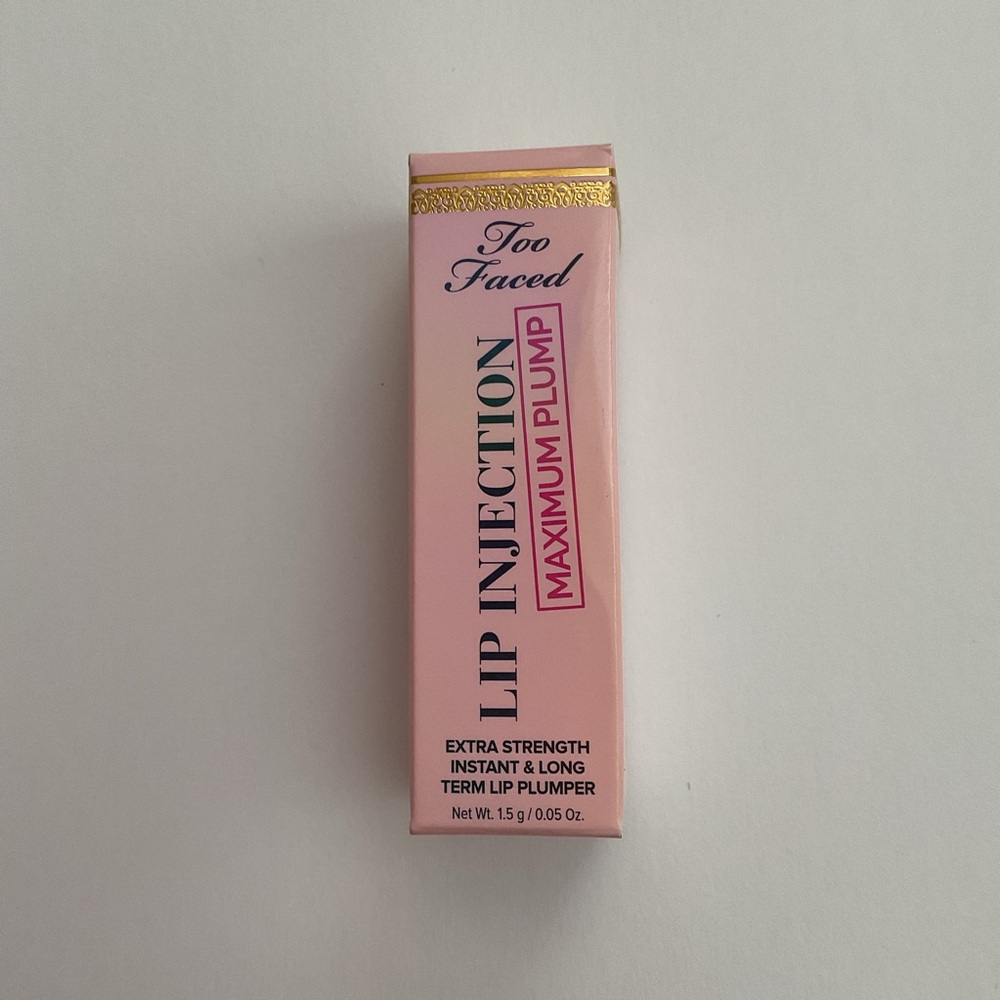 Too Faced Lip Injection Maximum Plump 0.05oz / 1.5g Travel Size